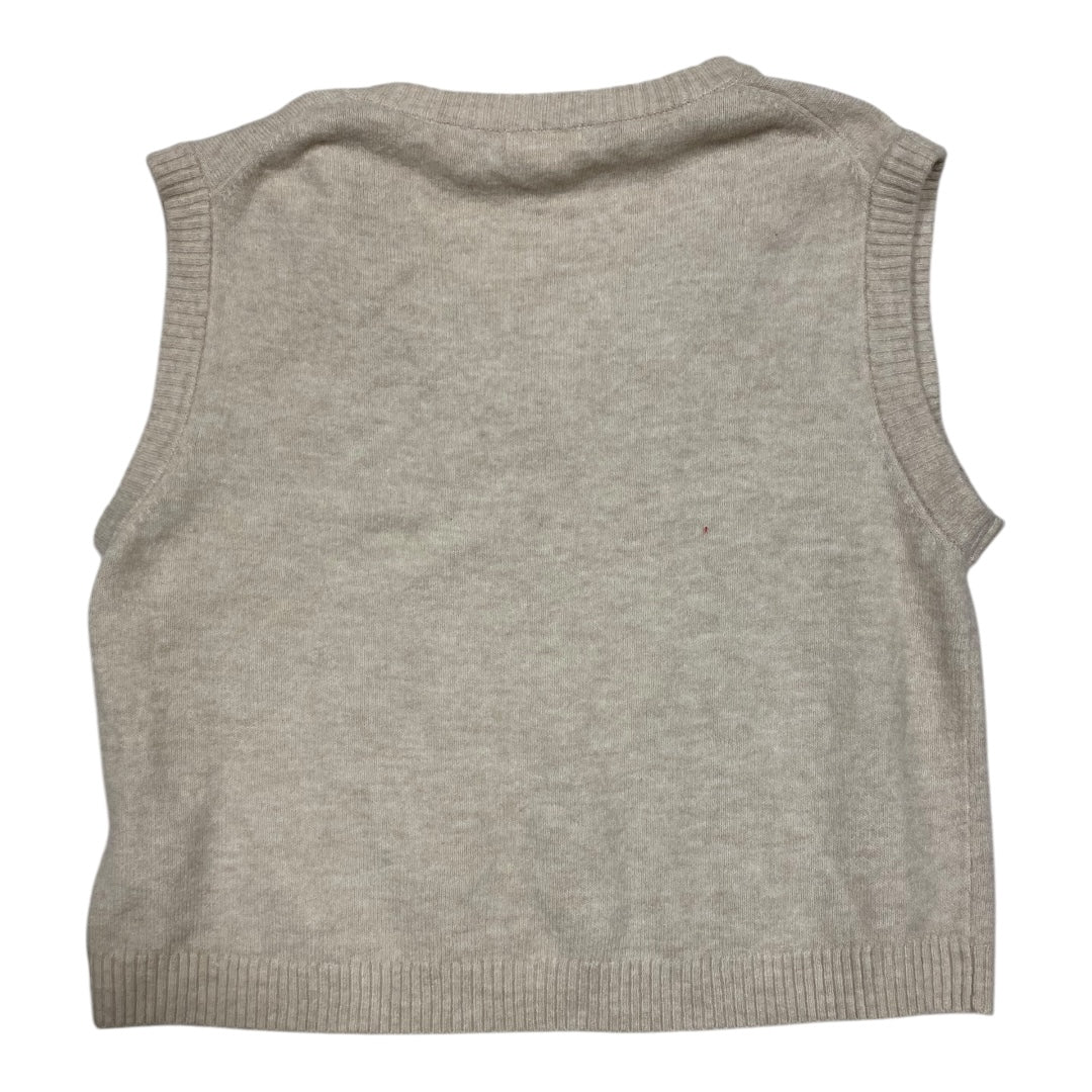 Vest Sweater By H&m In Cream, Size: S