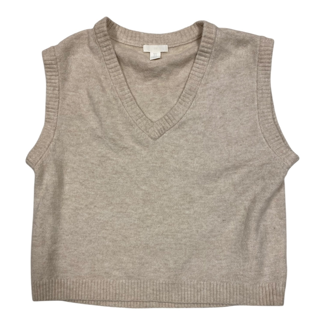 Vest Sweater By H&m In Cream, Size: S