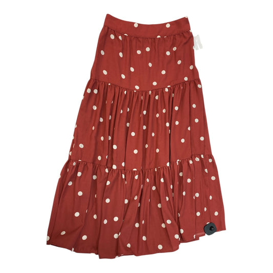 Skirt Maxi By Lc Lauren Conrad In Polkadot Pattern, Size: S