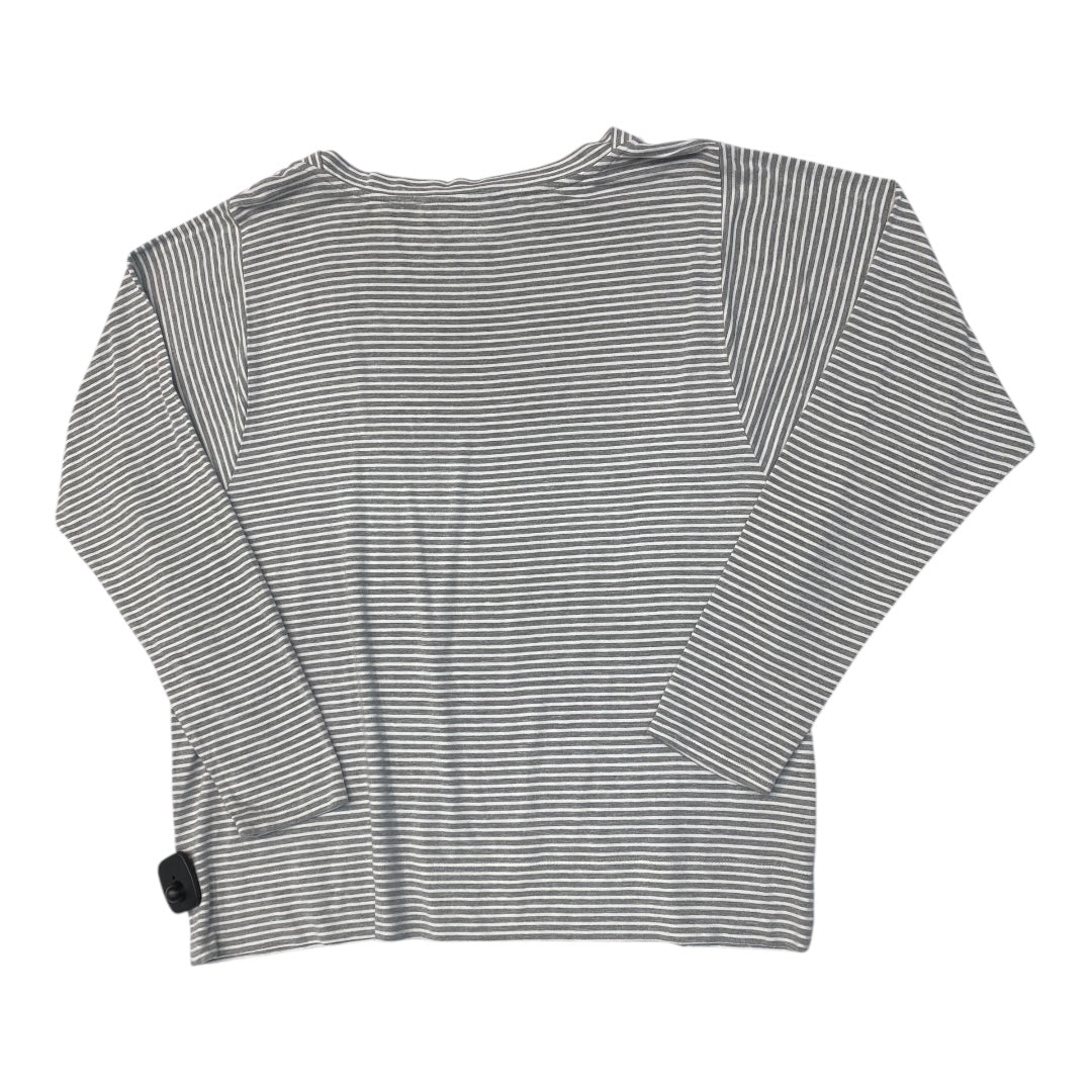 Top Long Sleeve By J. Jill In Striped Pattern, Size: M