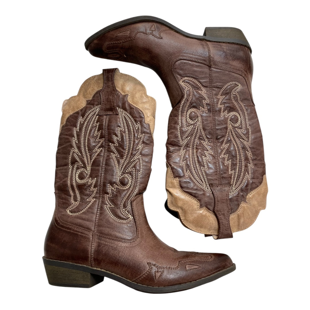 Boots Western By Coconuts In Brown, Size: 7.5