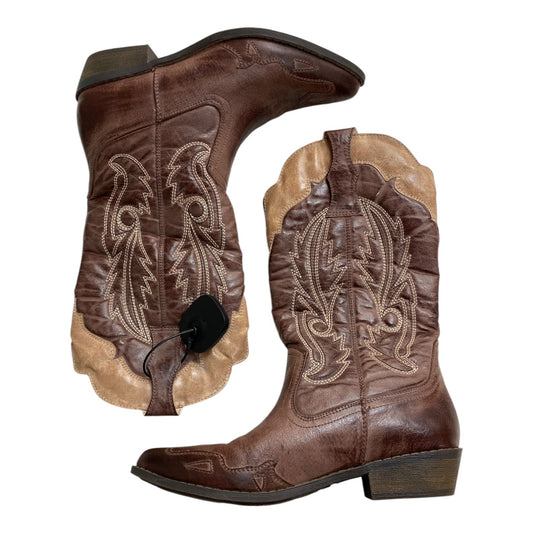 Boots Western By Coconuts In Brown, Size: 7.5