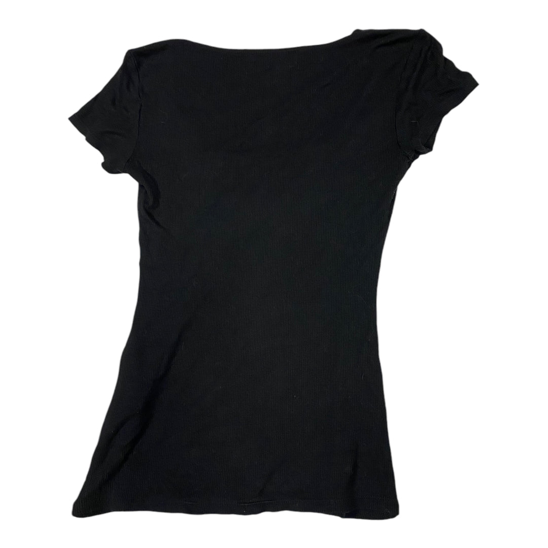 Top Short Sleeve By Inc In Black, Size: Xs