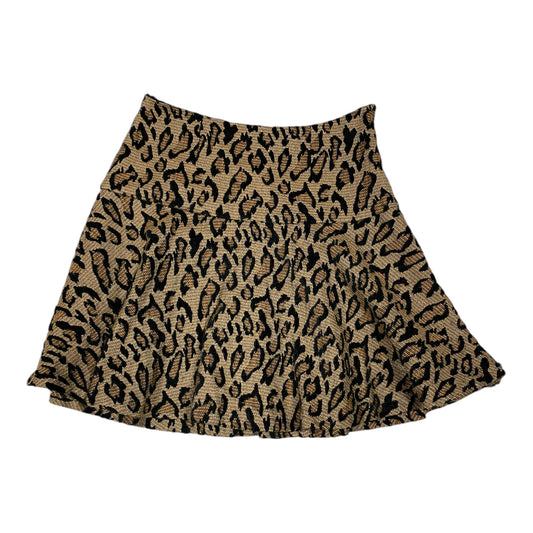 Skirt Mini & Short By Free People In Animal Print, Size: S