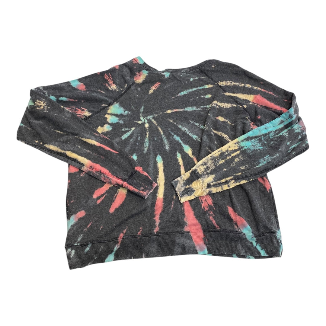 Top Long Sleeve By Lovestitch In Tie Dye Print, Size: L