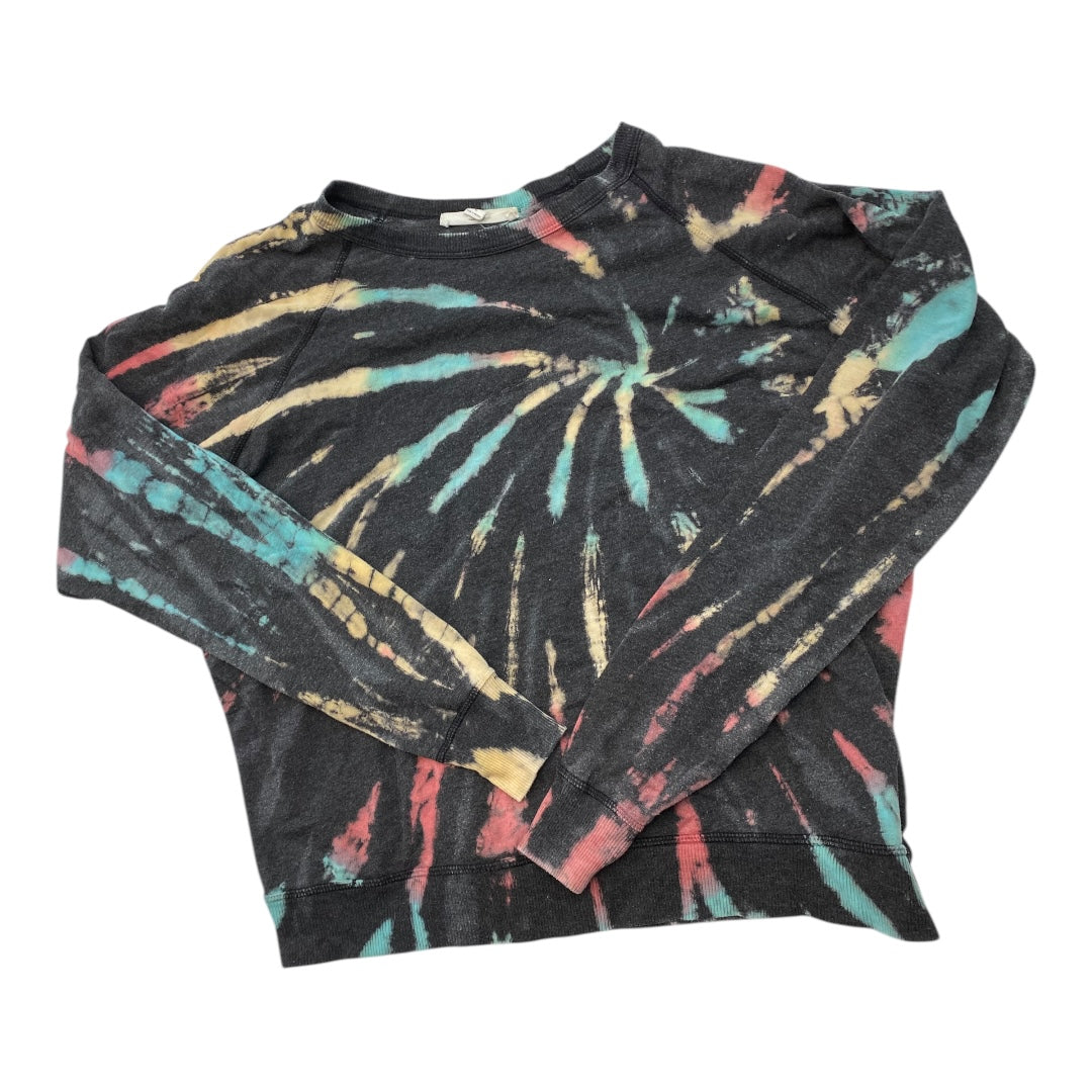 Top Long Sleeve By Lovestitch In Tie Dye Print, Size: L