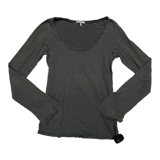 Top Long Sleeve By James Perse In Grey, Size: L