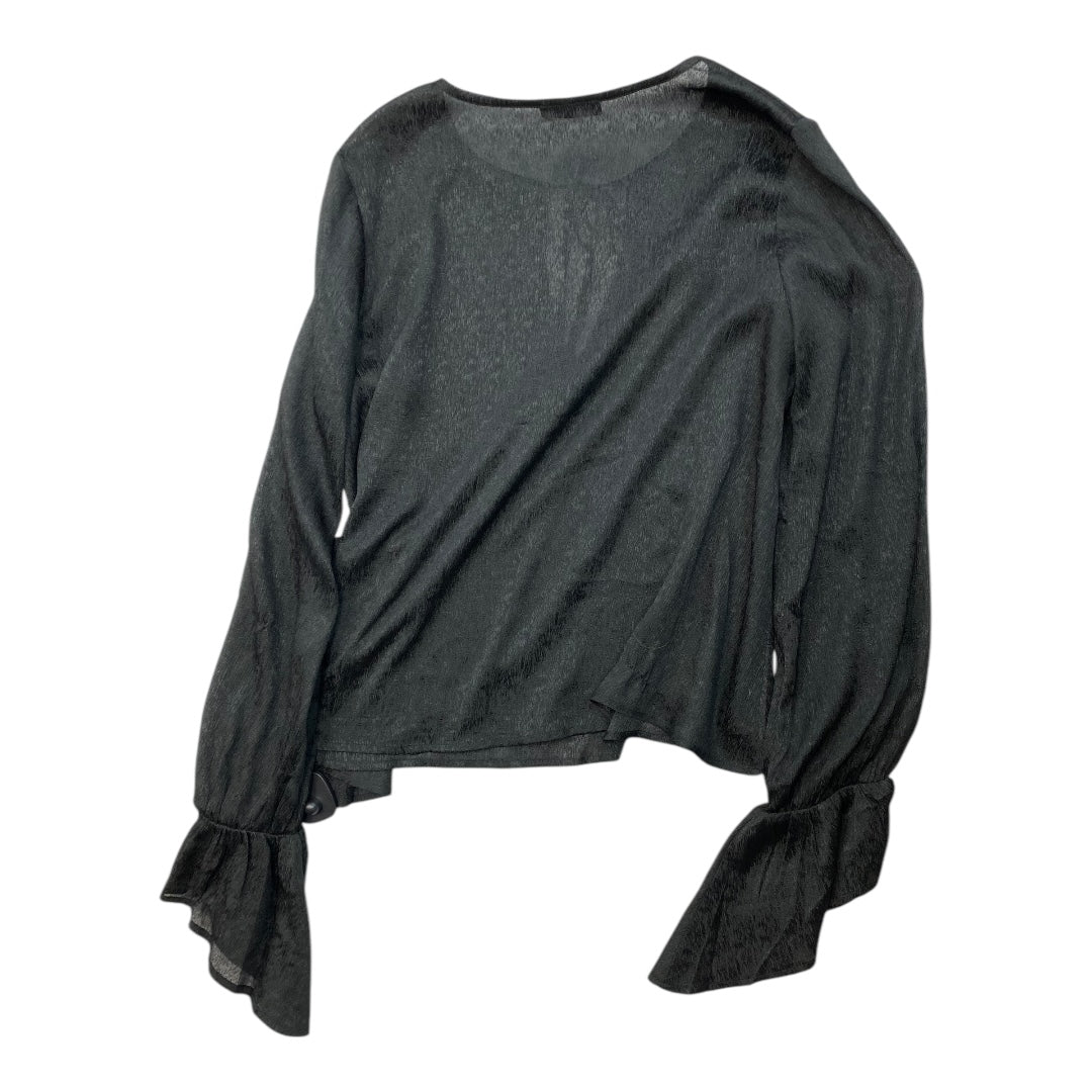 Top Long Sleeve By Cmc In Black, Size: L