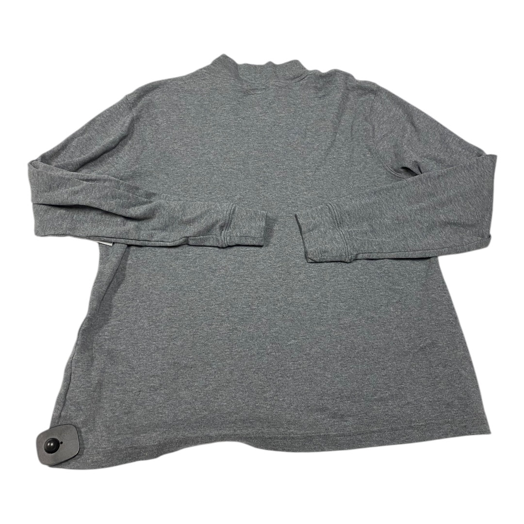 Top Long Sleeve By Lands End In Grey, Size: M