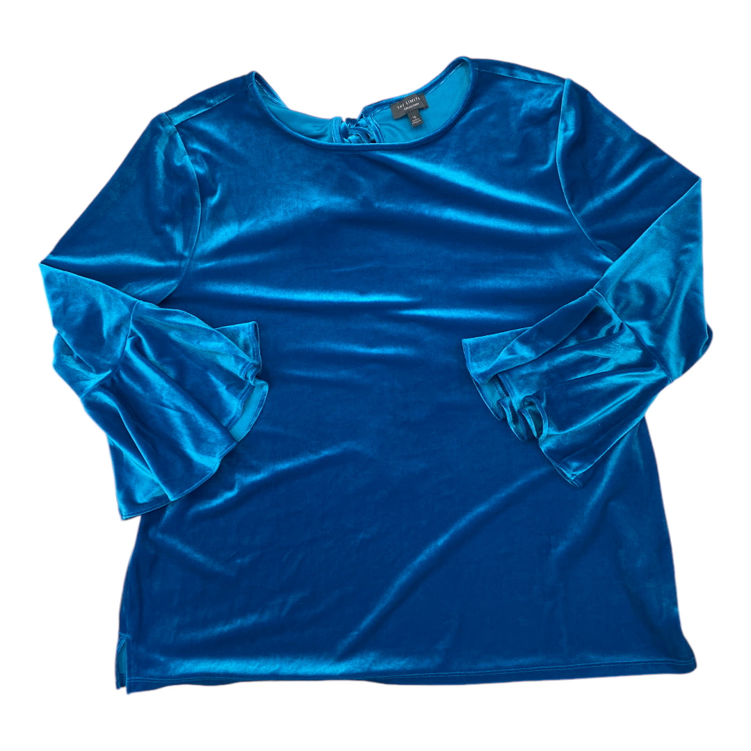 Top Long Sleeve By Limited In Blue, Size: Xl