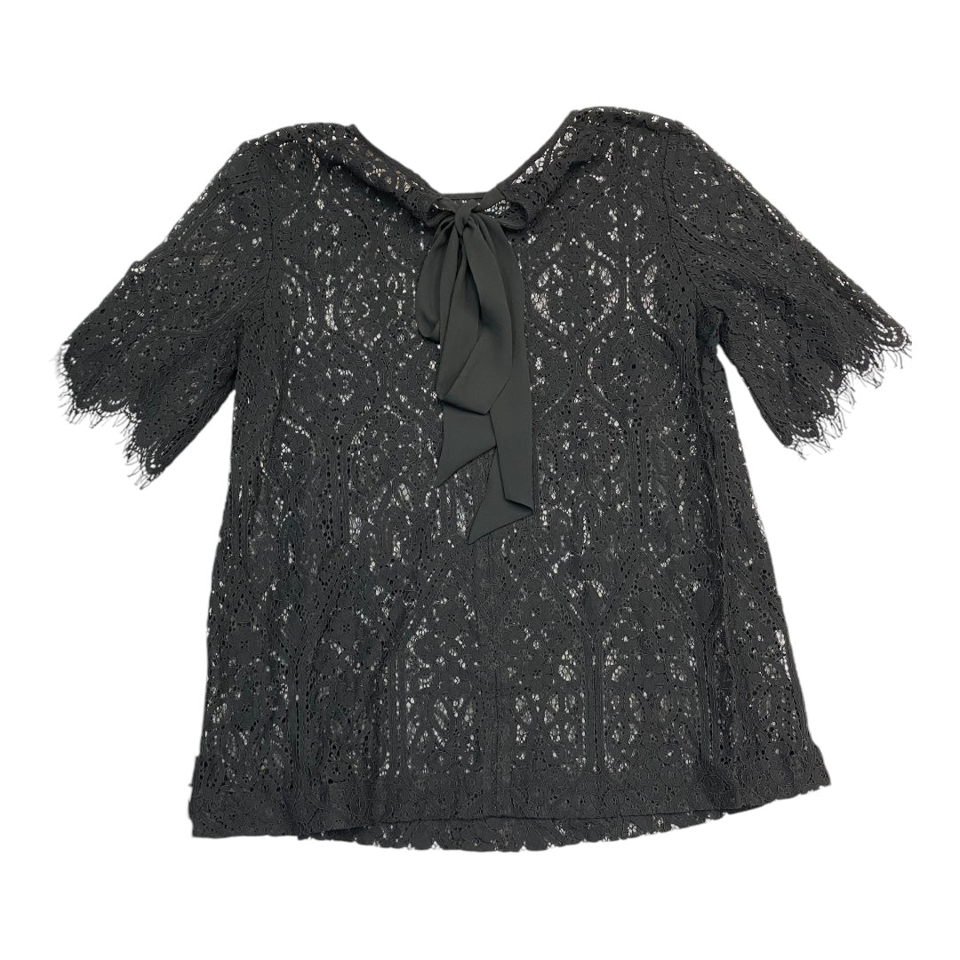 Top Short Sleeve By Loft In Black, Size: Xs