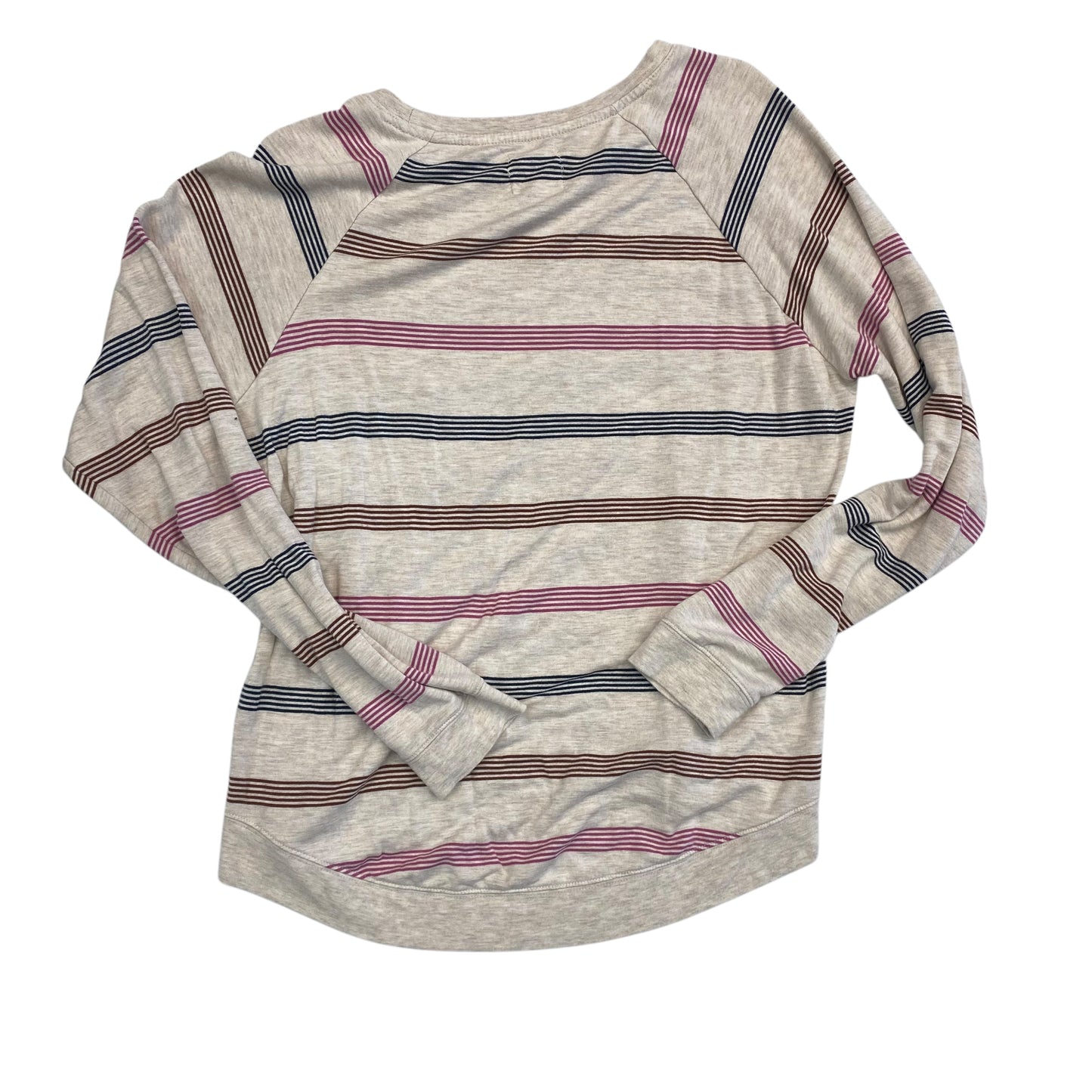 Top Long Sleeve By Thread And Supply In Striped Pattern, Size: S