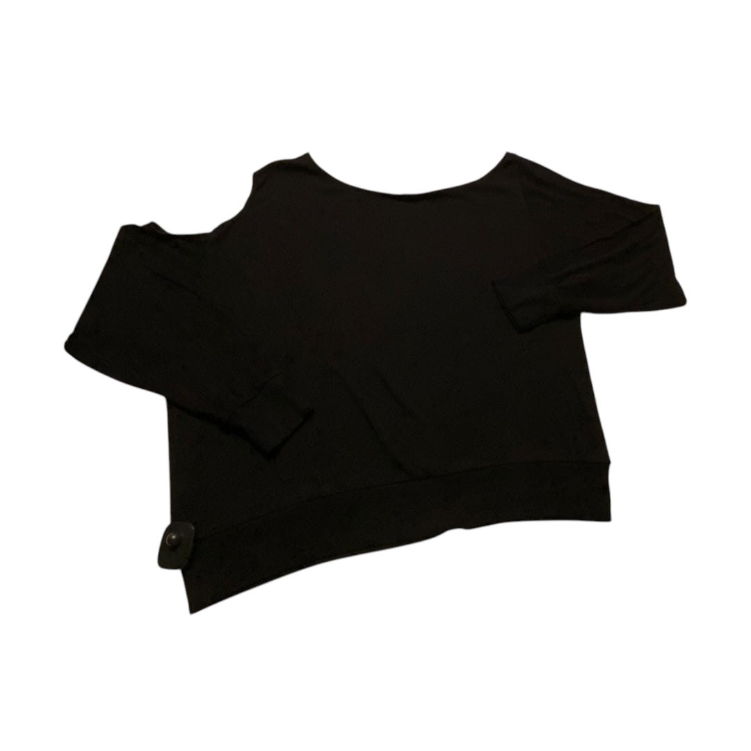 Top Long Sleeve By Cmc In Black, Size: M