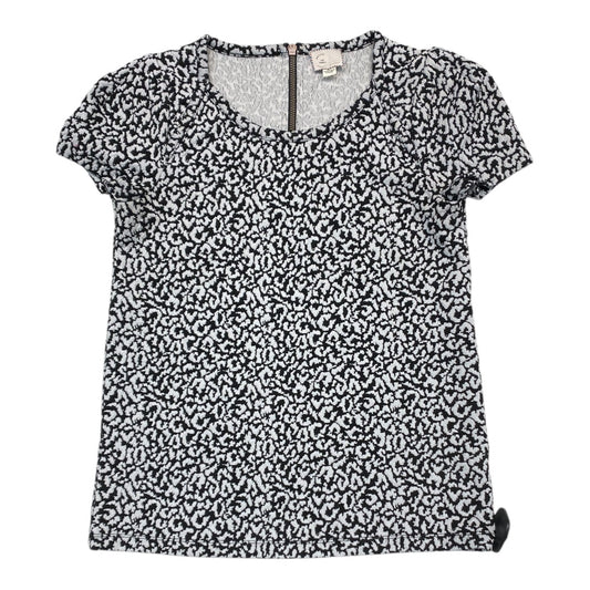 Top Short Sleeve By Postmark In Black & White, Size: Xs