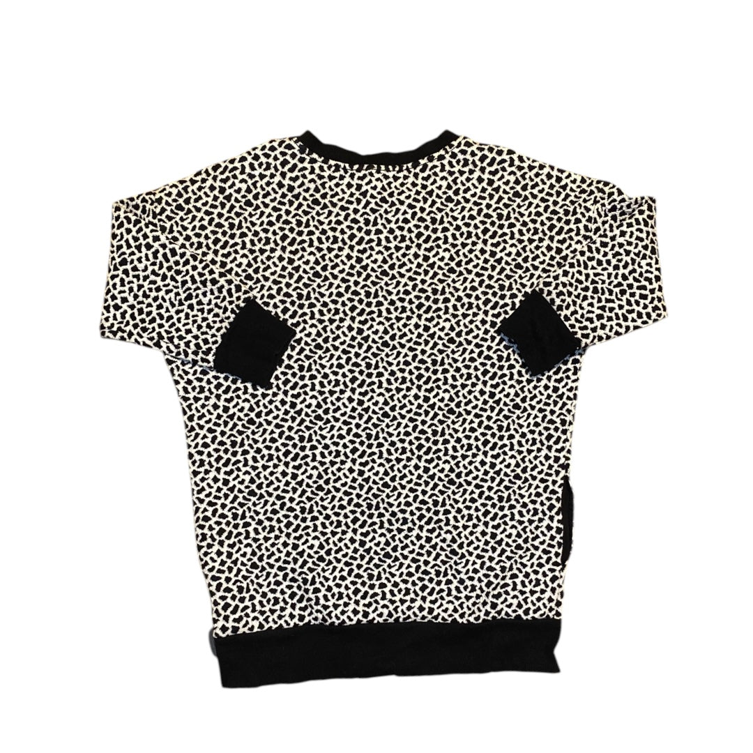 Top 3/4 Sleeve By Vince Camuto In Black & White, Size: Xs