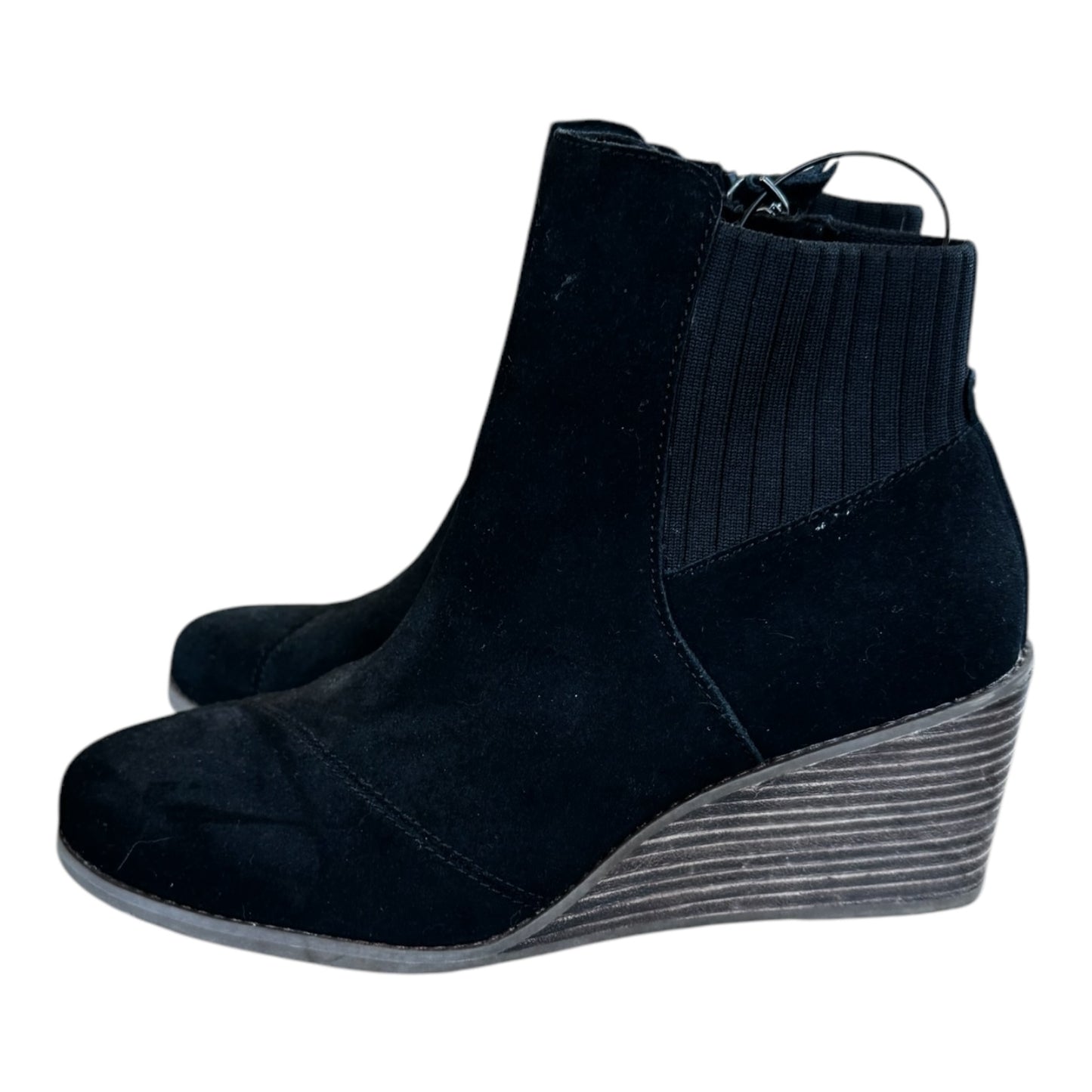 Boots Ankle Heels By Toms In Black, Size: 8.5