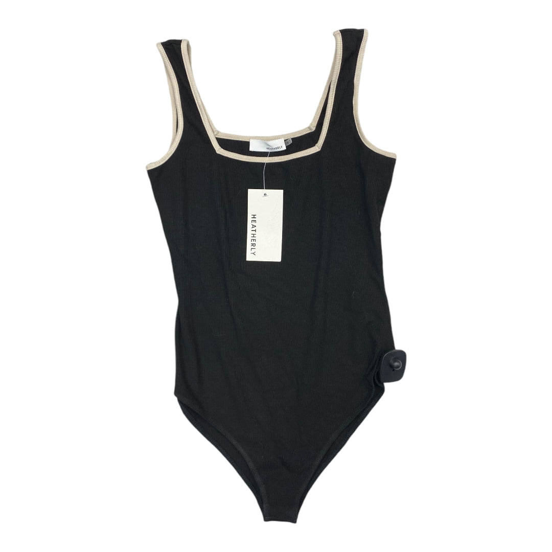 Bodysuit By HEATHERLY In Black & White, Size: M