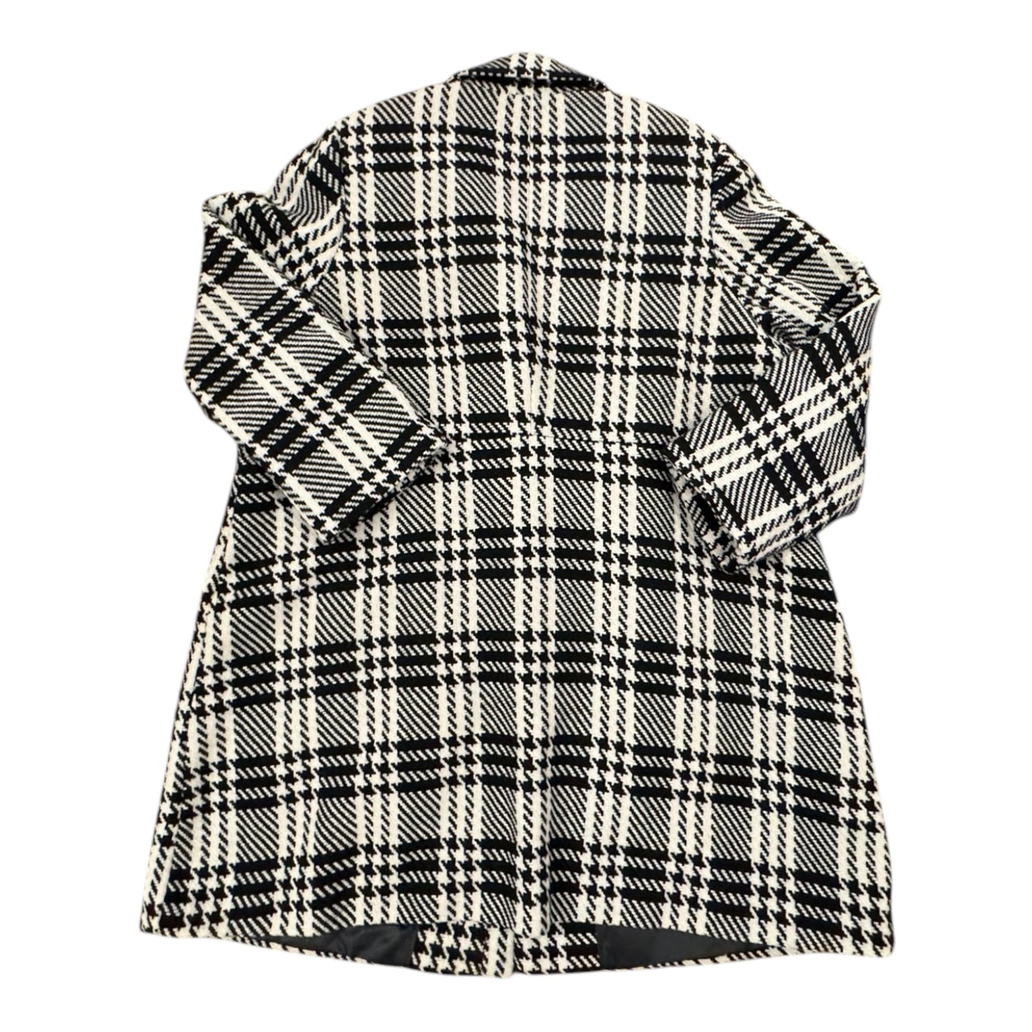 Coat Wool By Lands End In Plaid Pattern, Size: 24