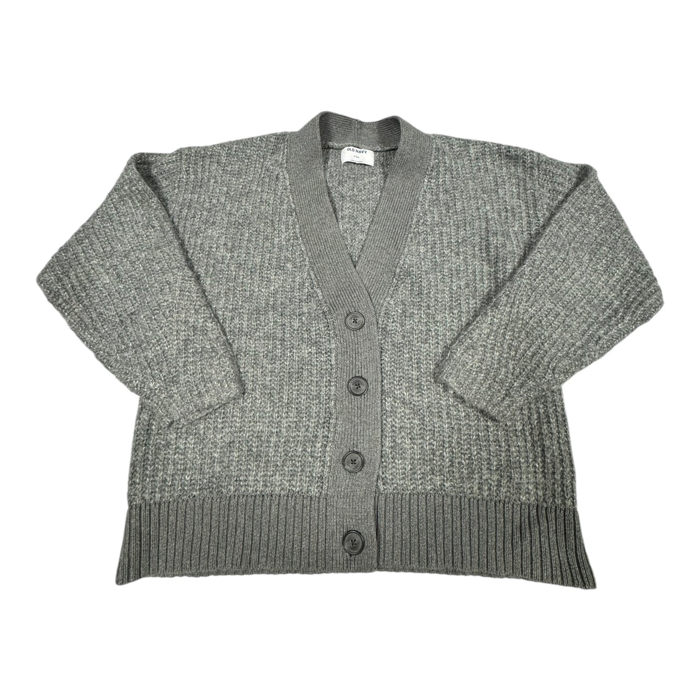 Sweater Cardigan By Old Navy In Grey, Size: S