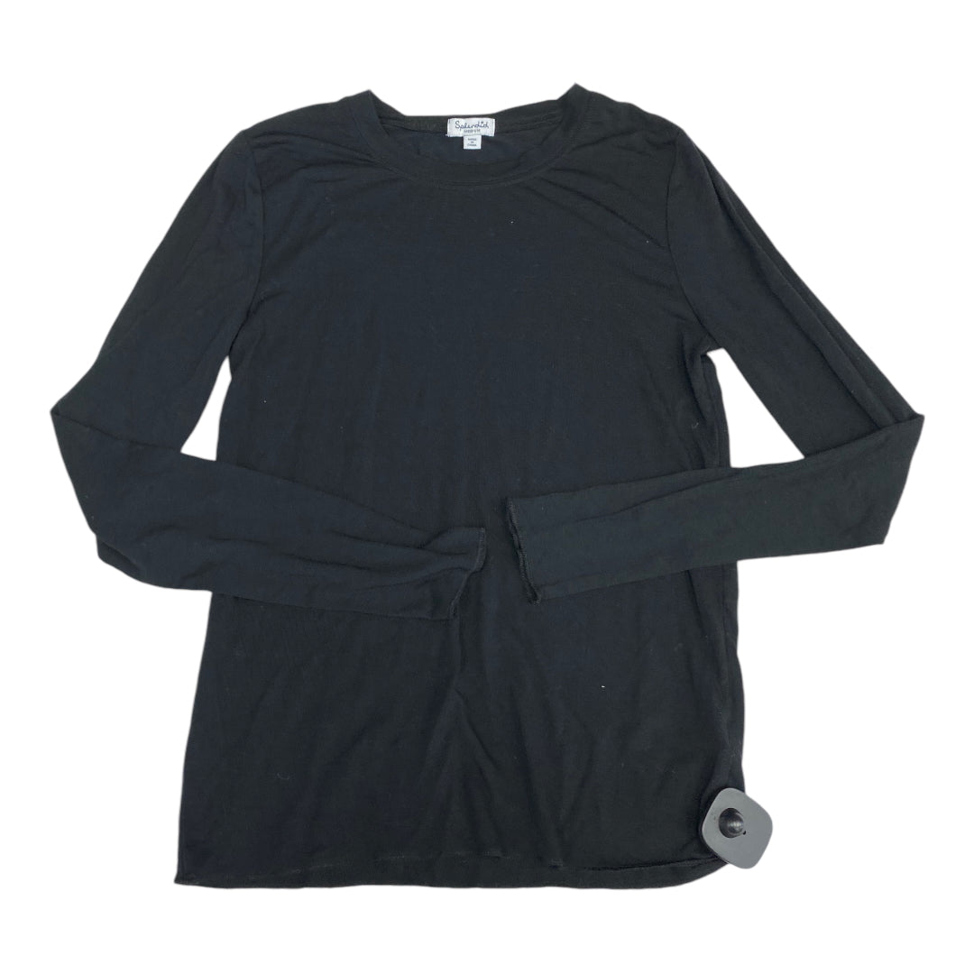 Top Long Sleeve Basic By Splendid In Black, Size: M