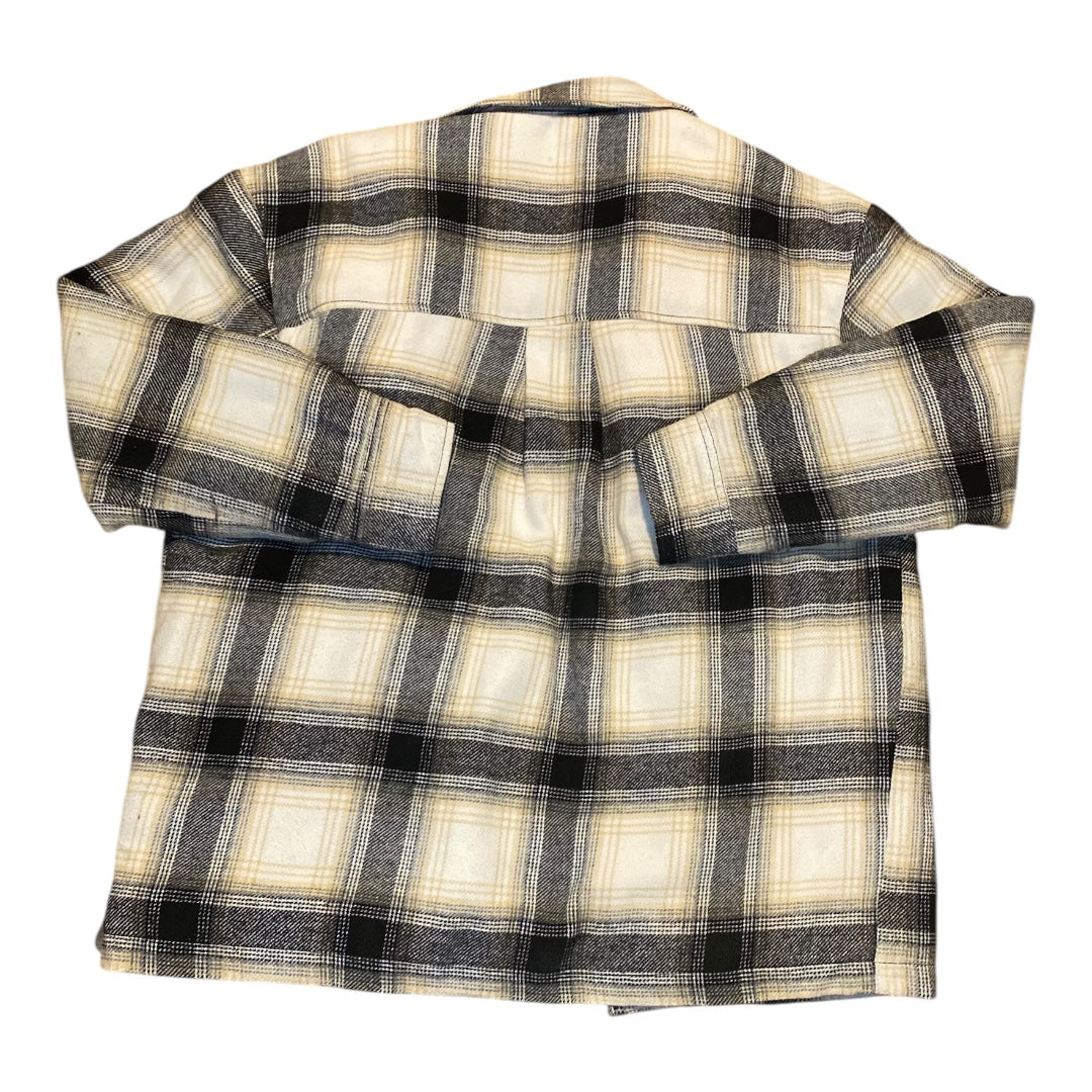 Jacket Other By Love Tree In Plaid Pattern, Size: M