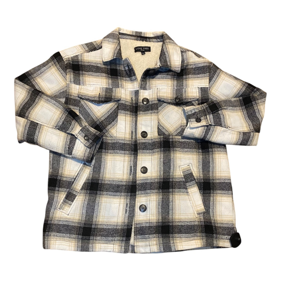 Jacket Other By Love Tree In Plaid Pattern, Size: M