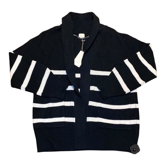 Sweater Cardigan By A New Day In Black & White, Size: S