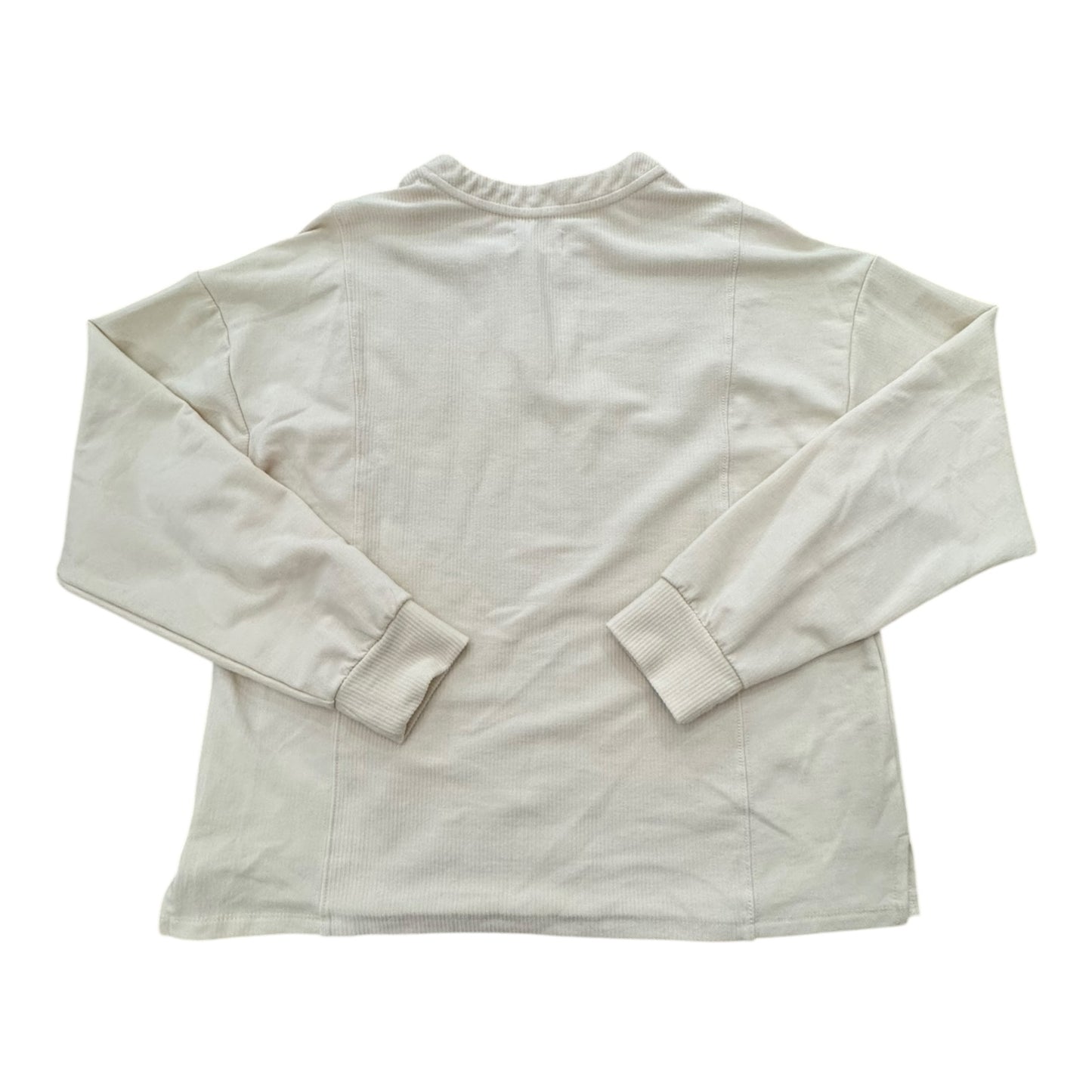 Top Long Sleeve By Thread And Supply In Cream, Size: M