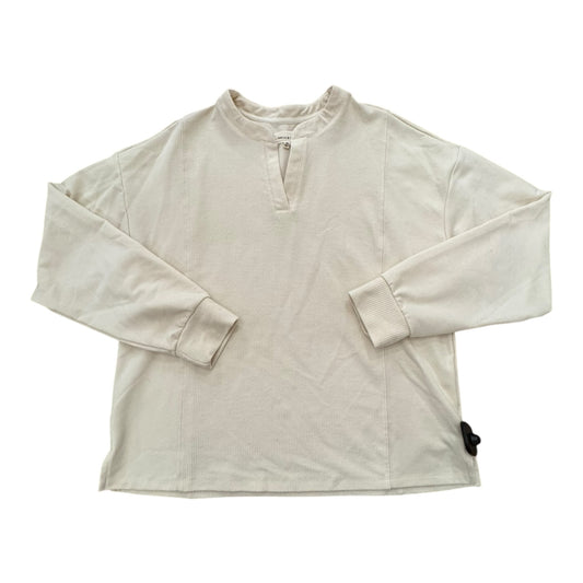 Top Long Sleeve By Thread And Supply In Cream, Size: M