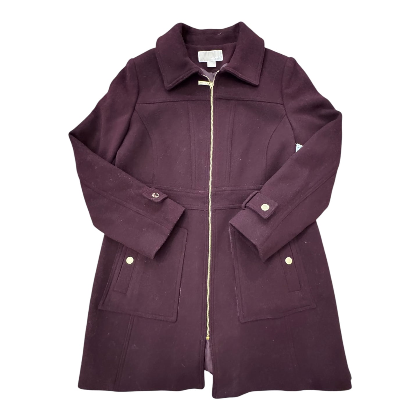 Coat Other By Michael Kors In Purple, Size: L