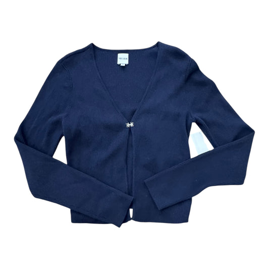 Top Long Sleeve By Nic + Zoe In Navy, Size: M