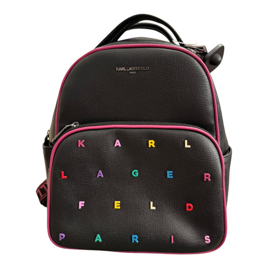 Backpack Designer By Karl Lagerfeld, Size: Large