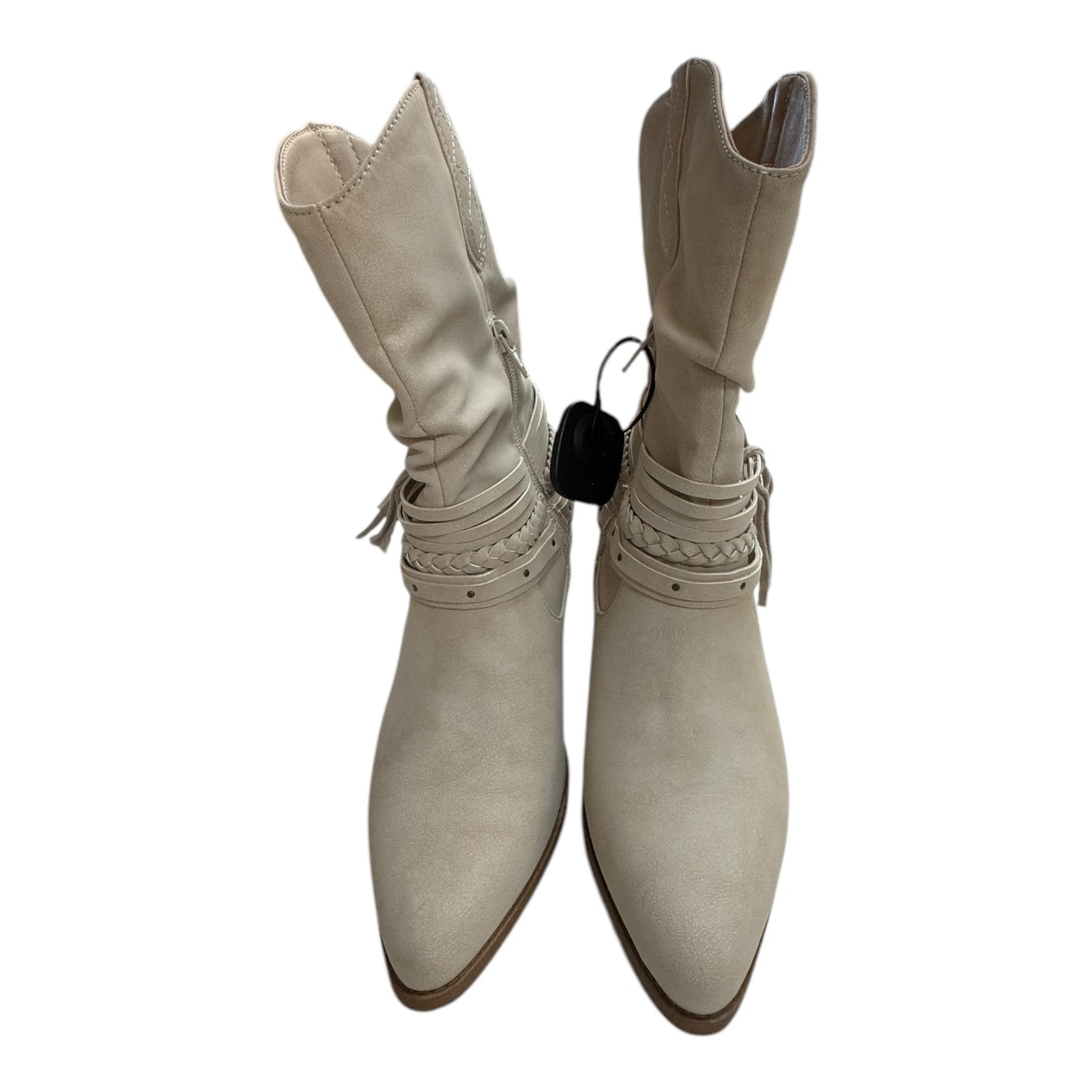 Boots Western By DOD - POP  In Cream, Size: 9.5