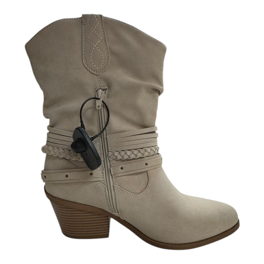 Boots Western By DOD - POP  In Cream, Size: 9.5