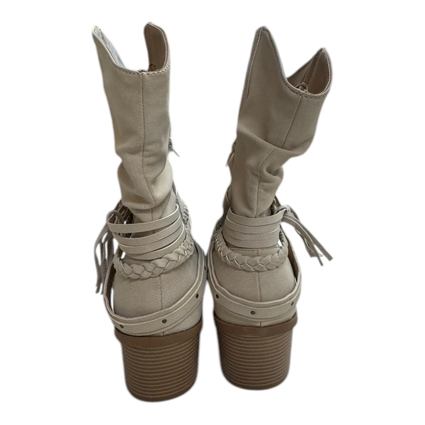 Boots Western By DOD - POP  In Cream, Size: 9.5