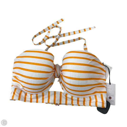 Swimsuit Top By Shade & Shore In Striped Pattern, Size: 0