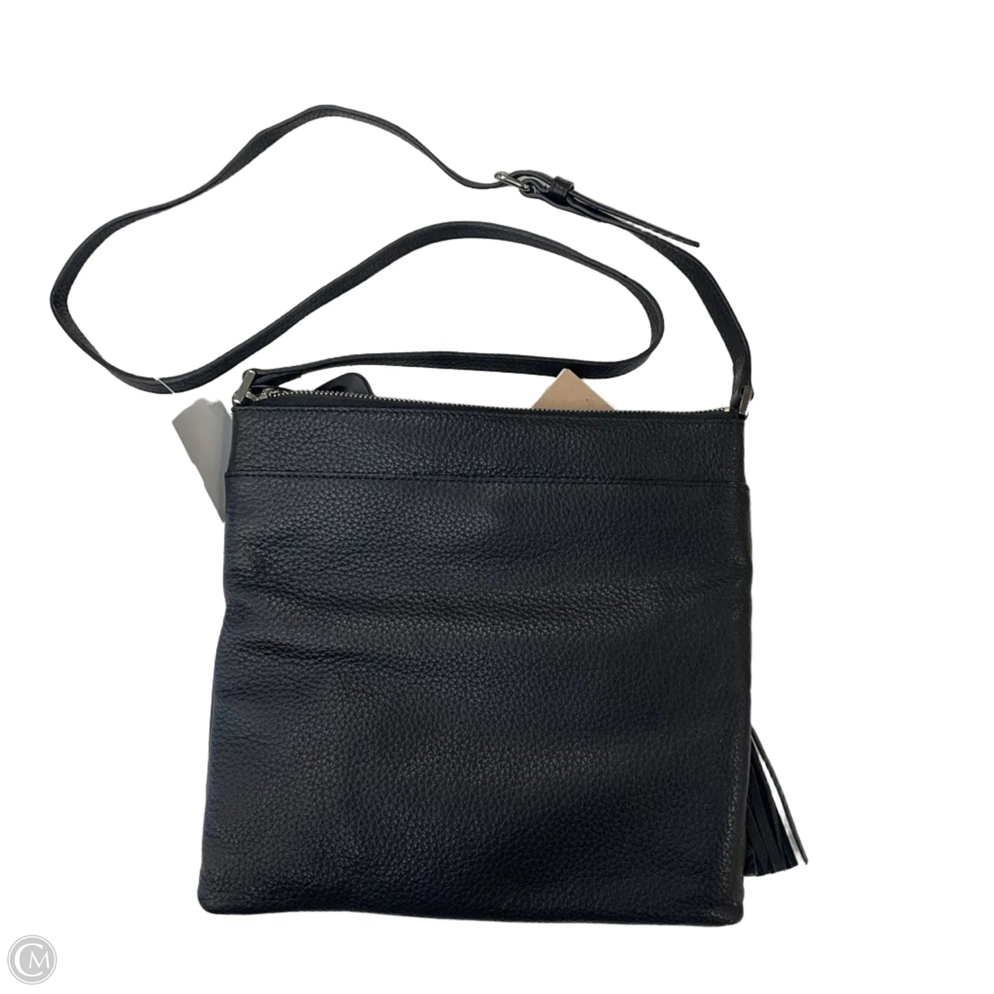 Handbag Leather By Halogen, Size: Medium