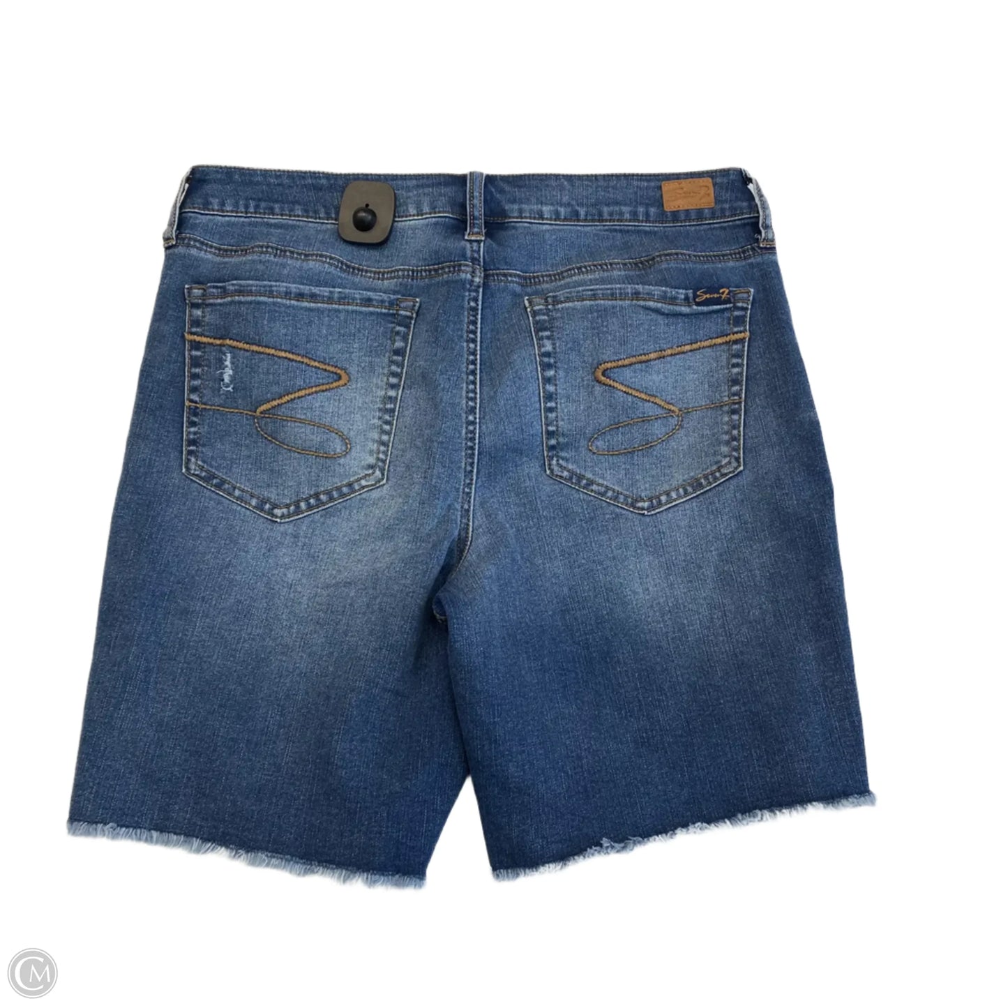 Shorts By Seven 7 In Blue Denim, Size: 12