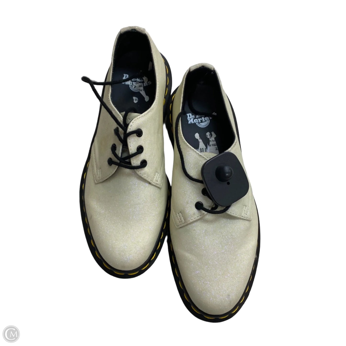 Shoes Designer By Dr Martens In Cream, Size: 6