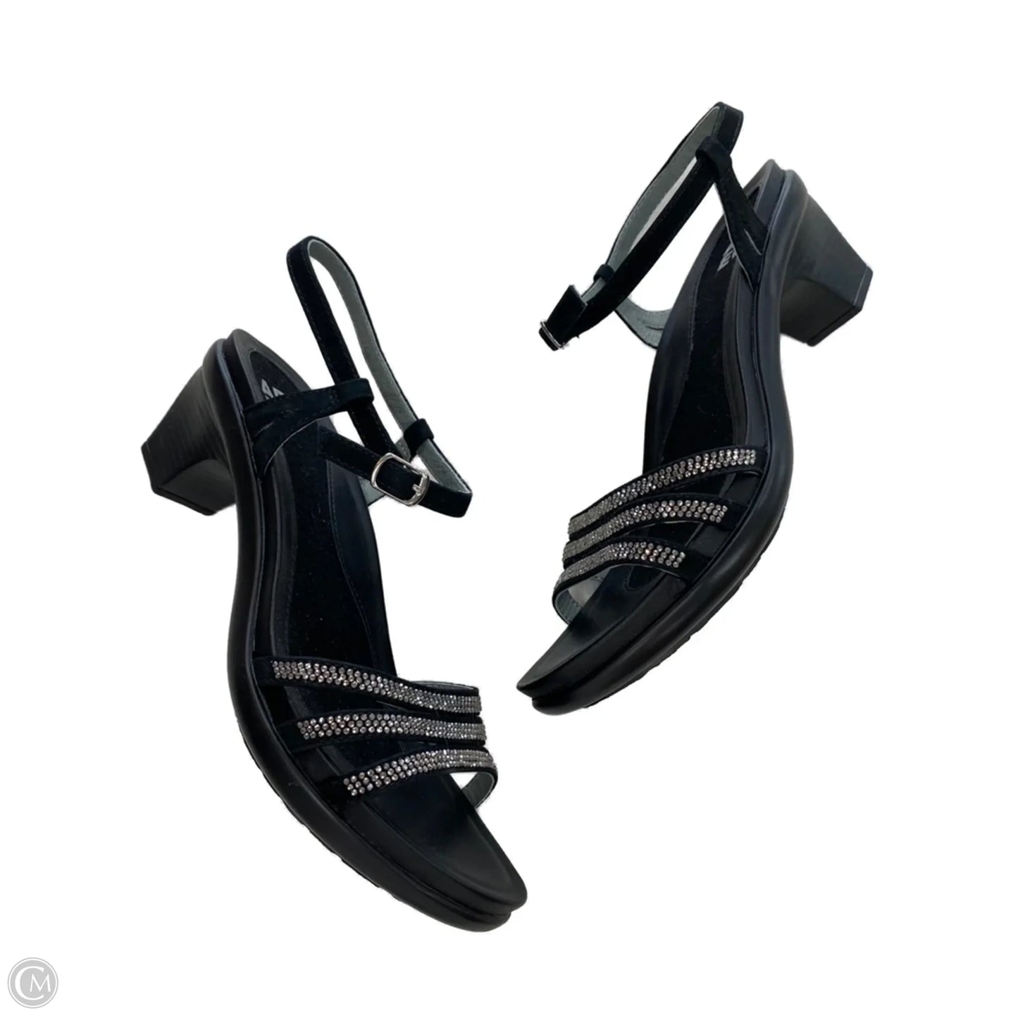 Sandals Heels Block By Abeo In Black, Size: 8