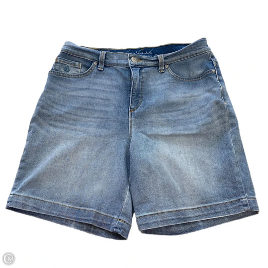 Shorts By Gloria Vanderbilt In Blue Denim, Size: 4