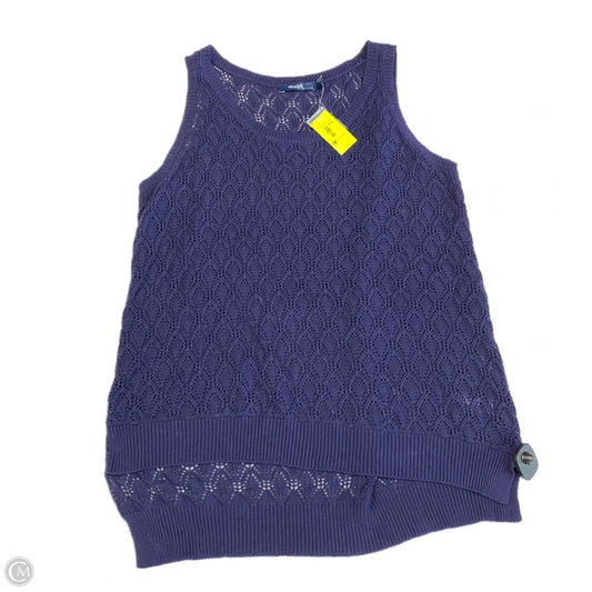 Top Sleeveless By Eloquii In Navy, Size: 2x