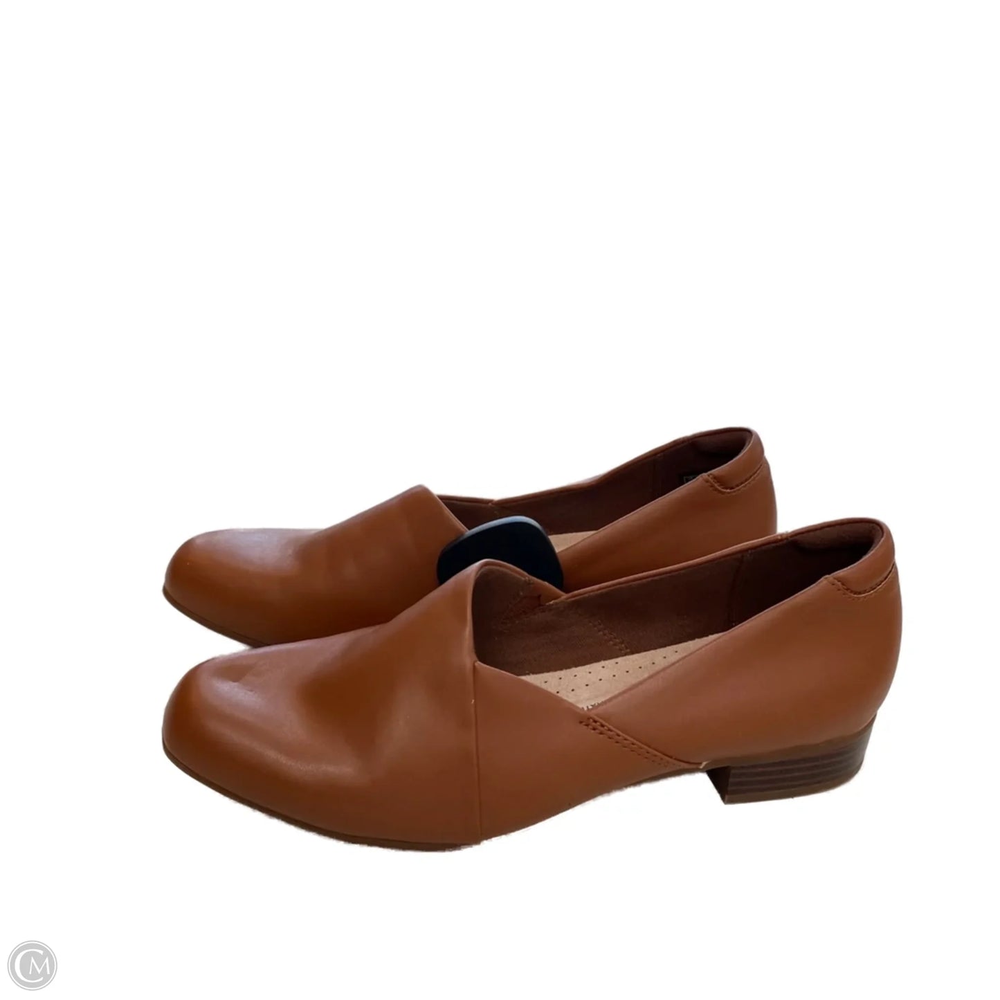 Shoes Flats By Clarks In Brown, Size: 9