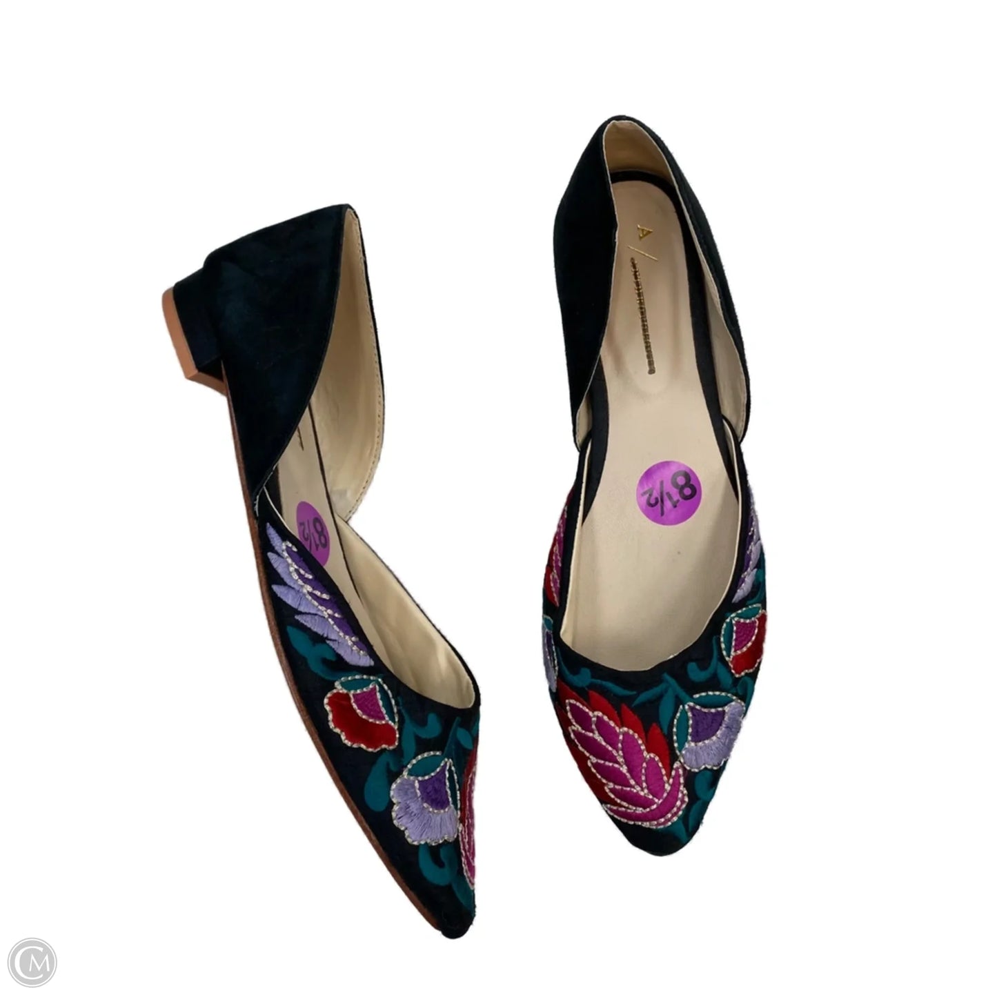 Shoes Flats By Anthropologie In Multi-colored, Size: 8.5
