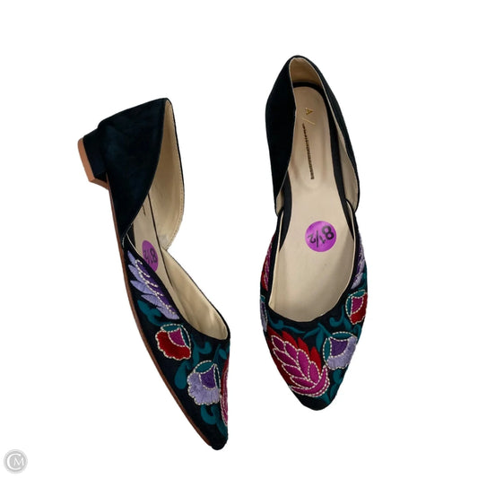 Shoes Flats By Anthropologie In Multi-colored, Size: 8.5