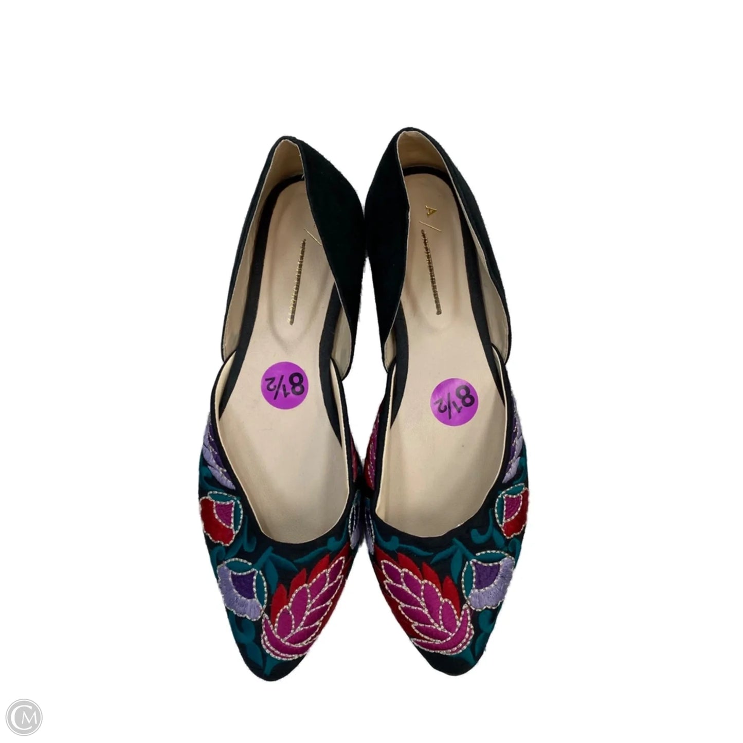 Shoes Flats By Anthropologie In Multi-colored, Size: 8.5