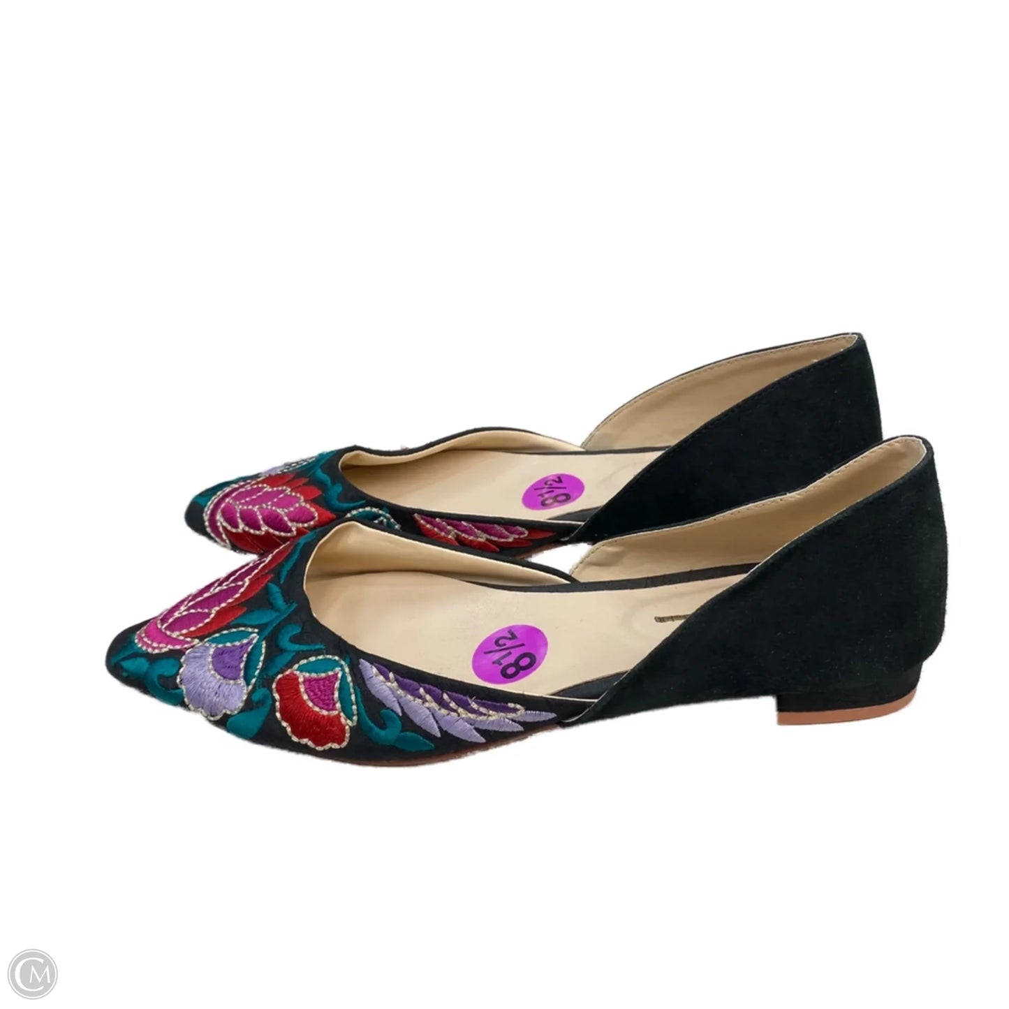 Shoes Flats By Anthropologie In Multi-colored, Size: 8.5