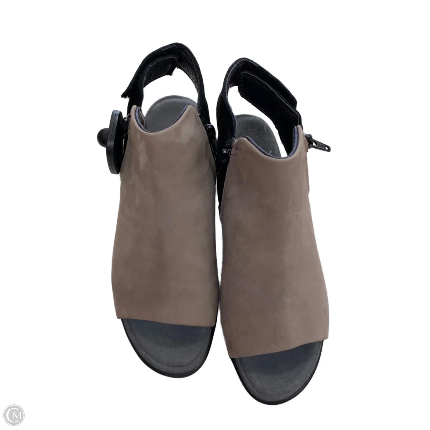 Sandals Heels Block By Naot In Grey, Size: 6.5