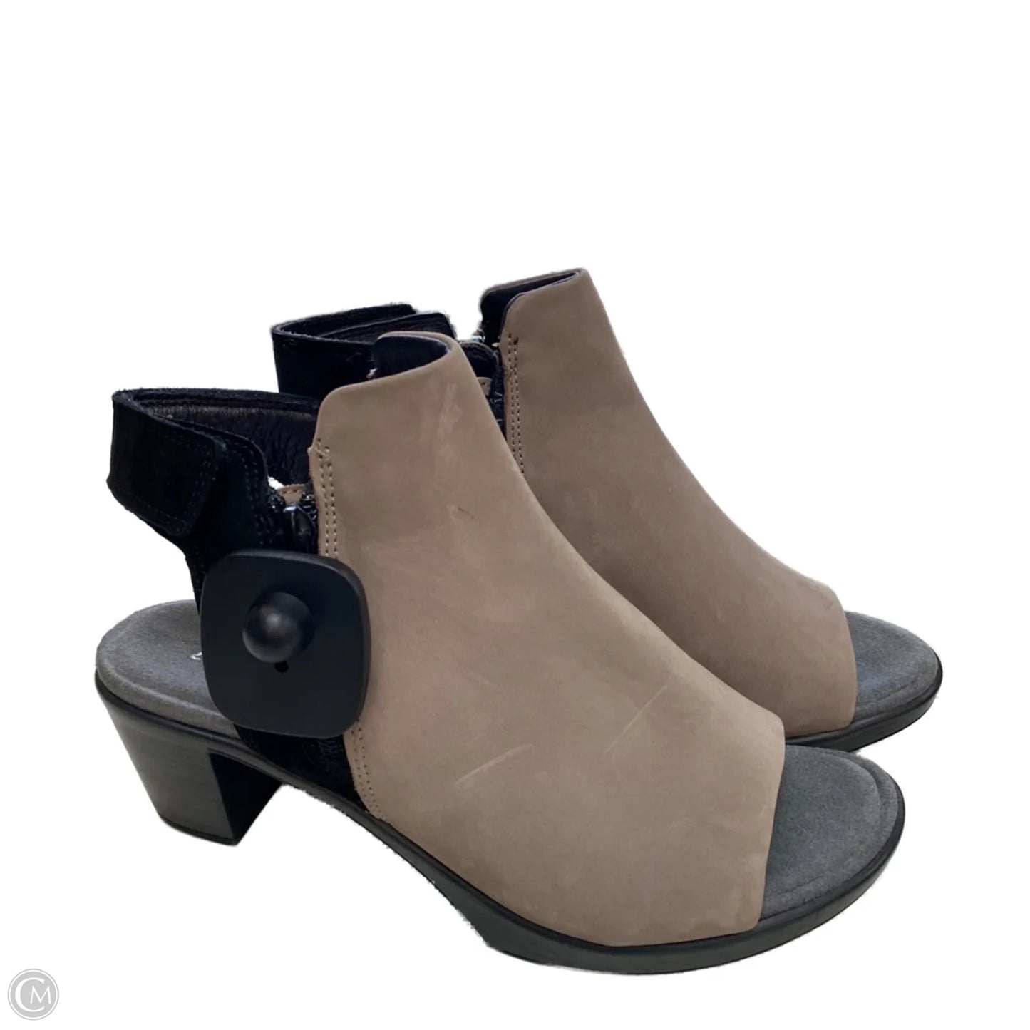 Sandals Heels Block By Naot In Grey, Size: 6.5