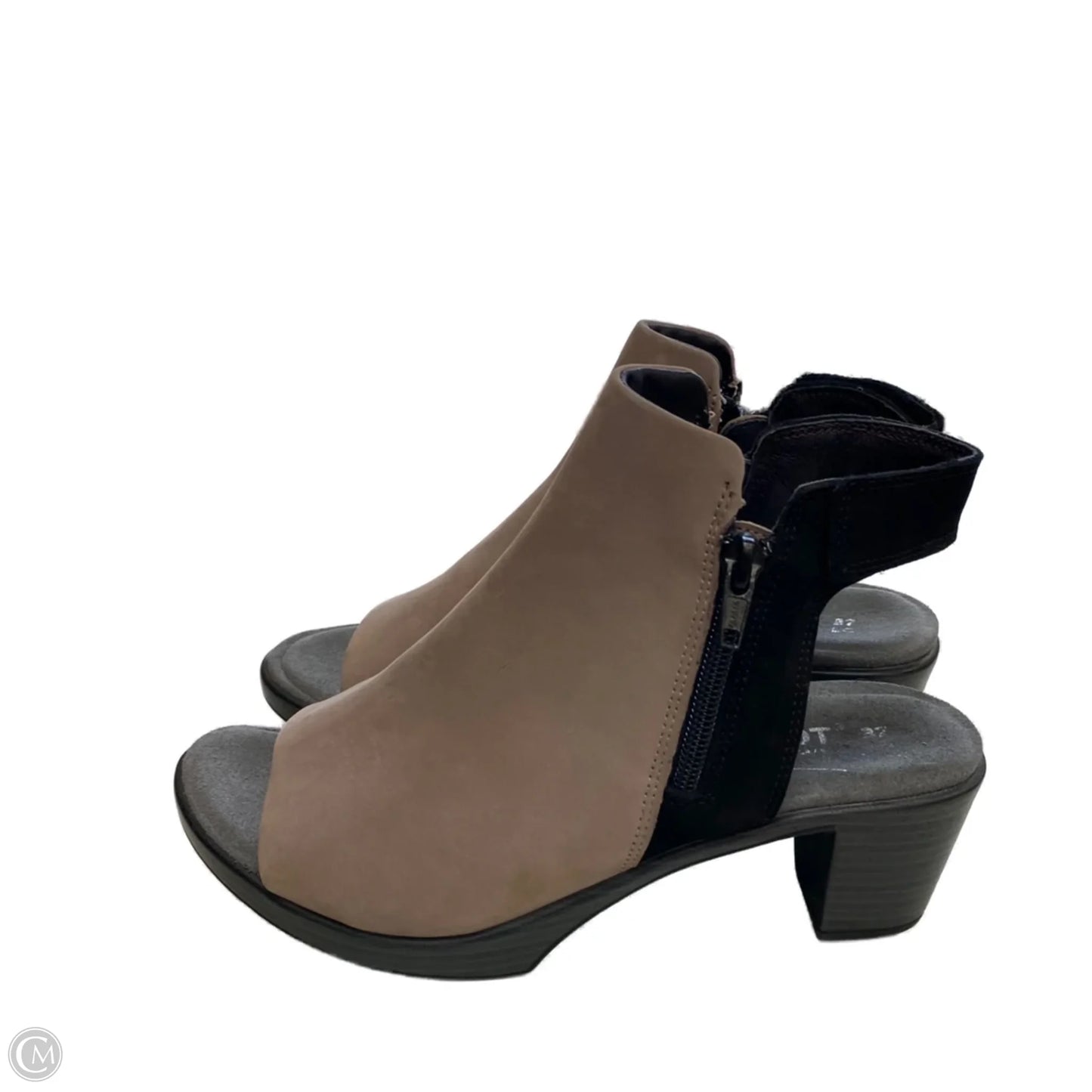Sandals Heels Block By Naot In Grey, Size: 6.5